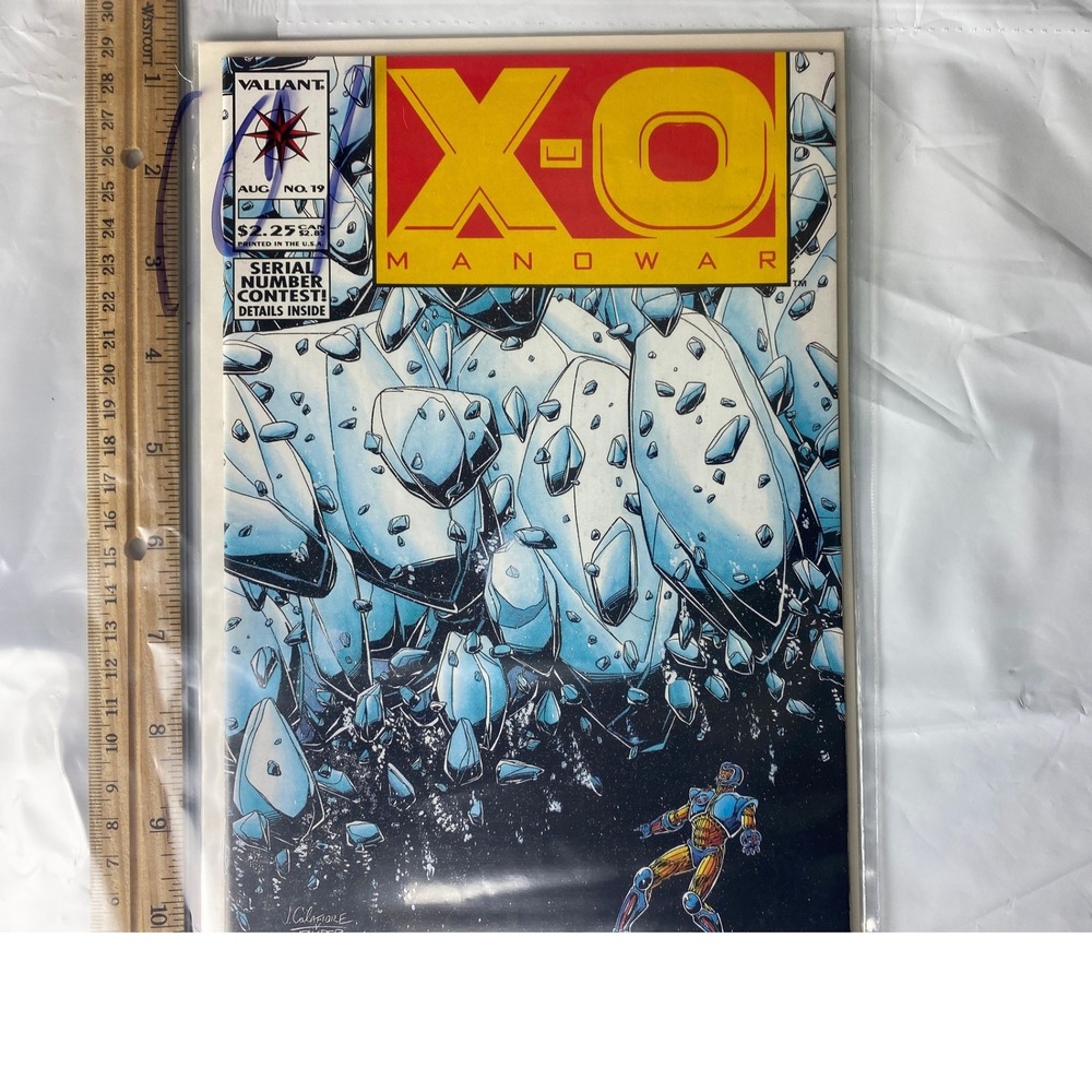 X O‎ MANOWAR VALIANT COMIC BOOK AUGUST 19 1992